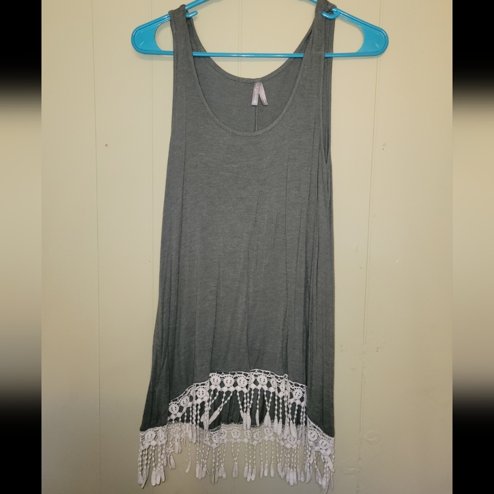 Vanity Lace Bottom Tank